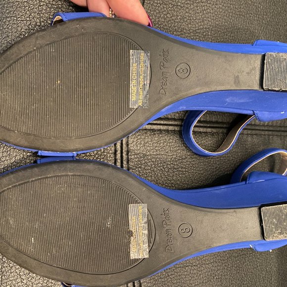 Blue Dream Pairs Low Wedge w/ Ankle Strap Sandal - Picture 3 of 3